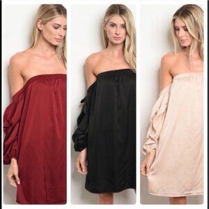 Love Riche Strapless Bows Gorgeous Perfection Dress w/ tags in 3 sizes & shades